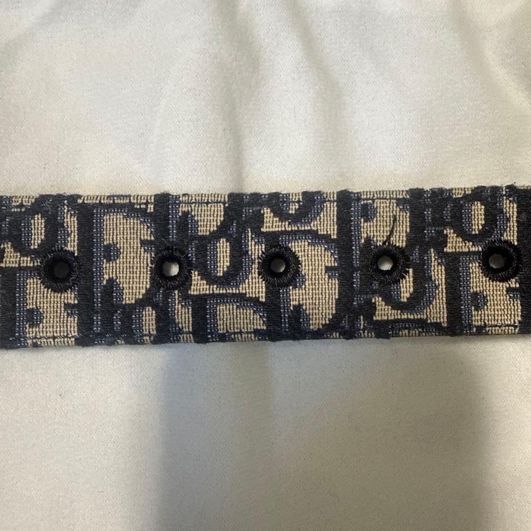 Christian Dior ネイビー ベルト 保存袋付き