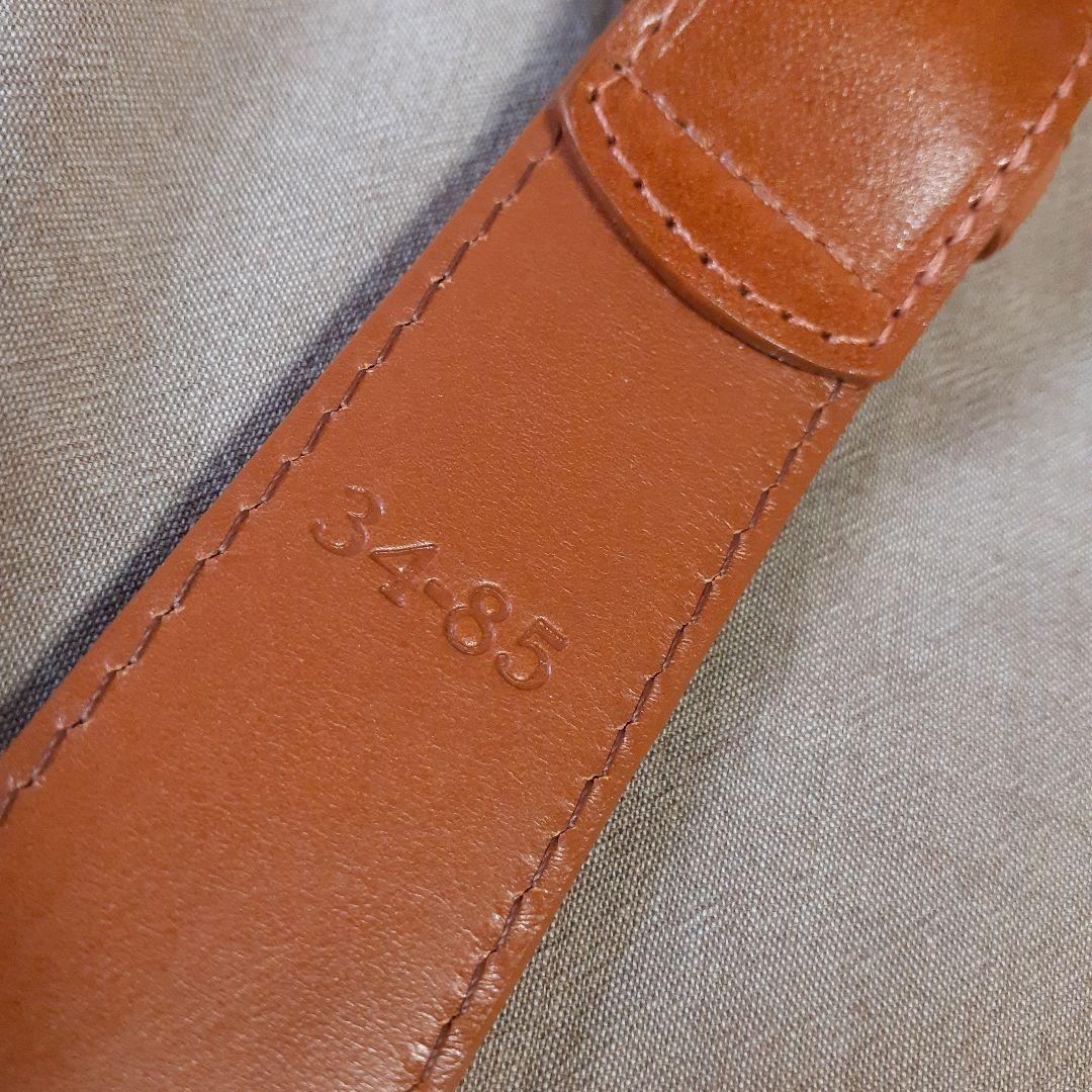 Alden/レザーベルト/ブラウン