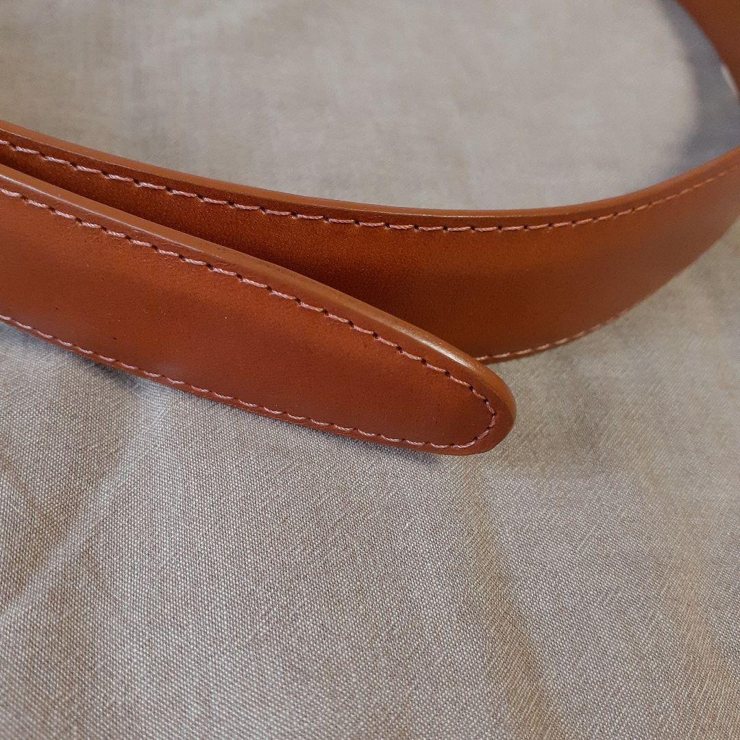 Alden/レザーベルト/ブラウン