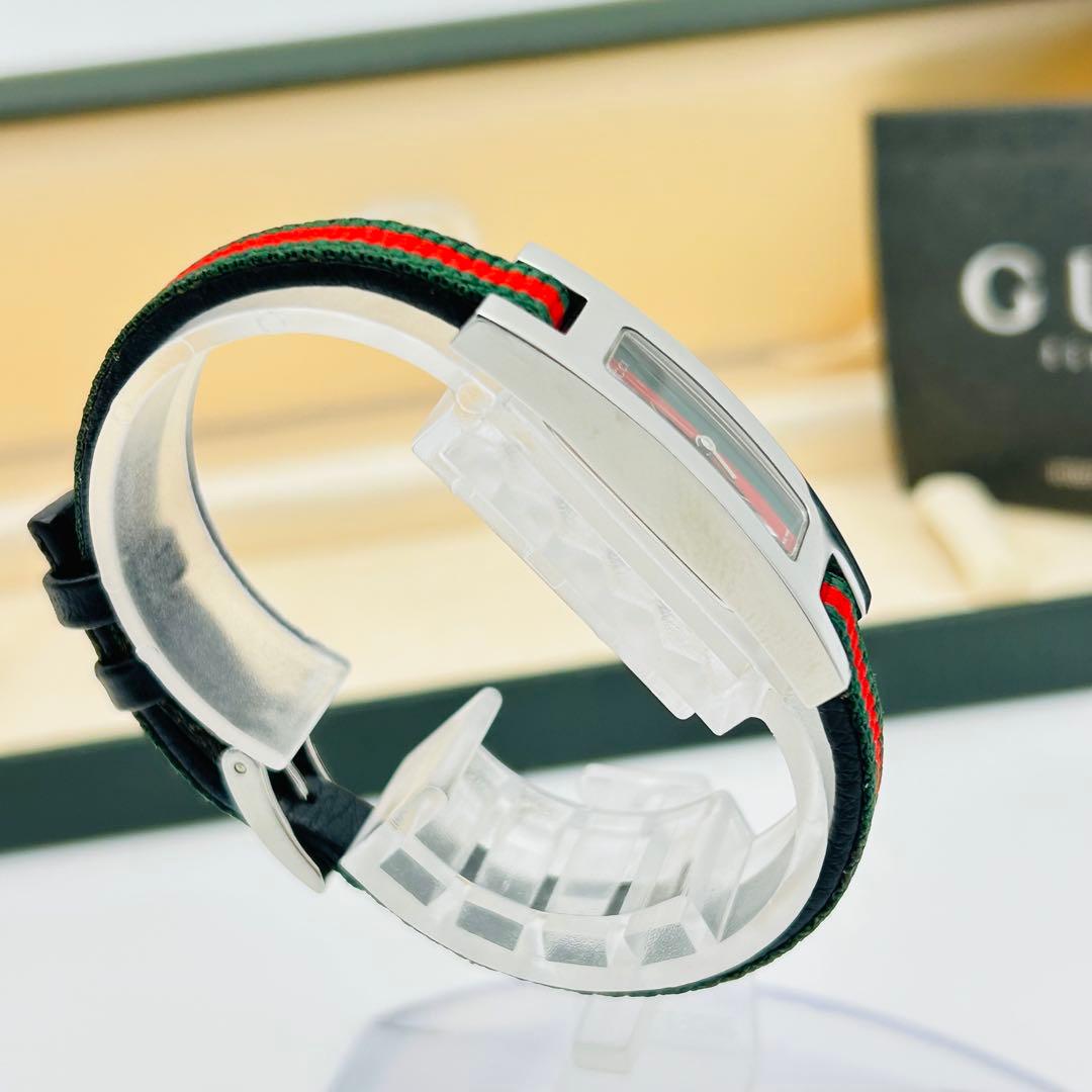 美品 グッチ 3900L 新品電池 シェリーライン ギャランティ 箱 腕時計