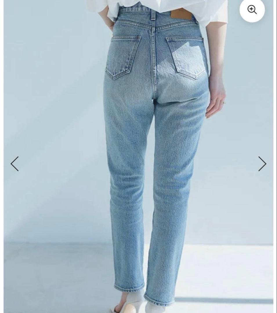 パンツ anuans Slim straight denim