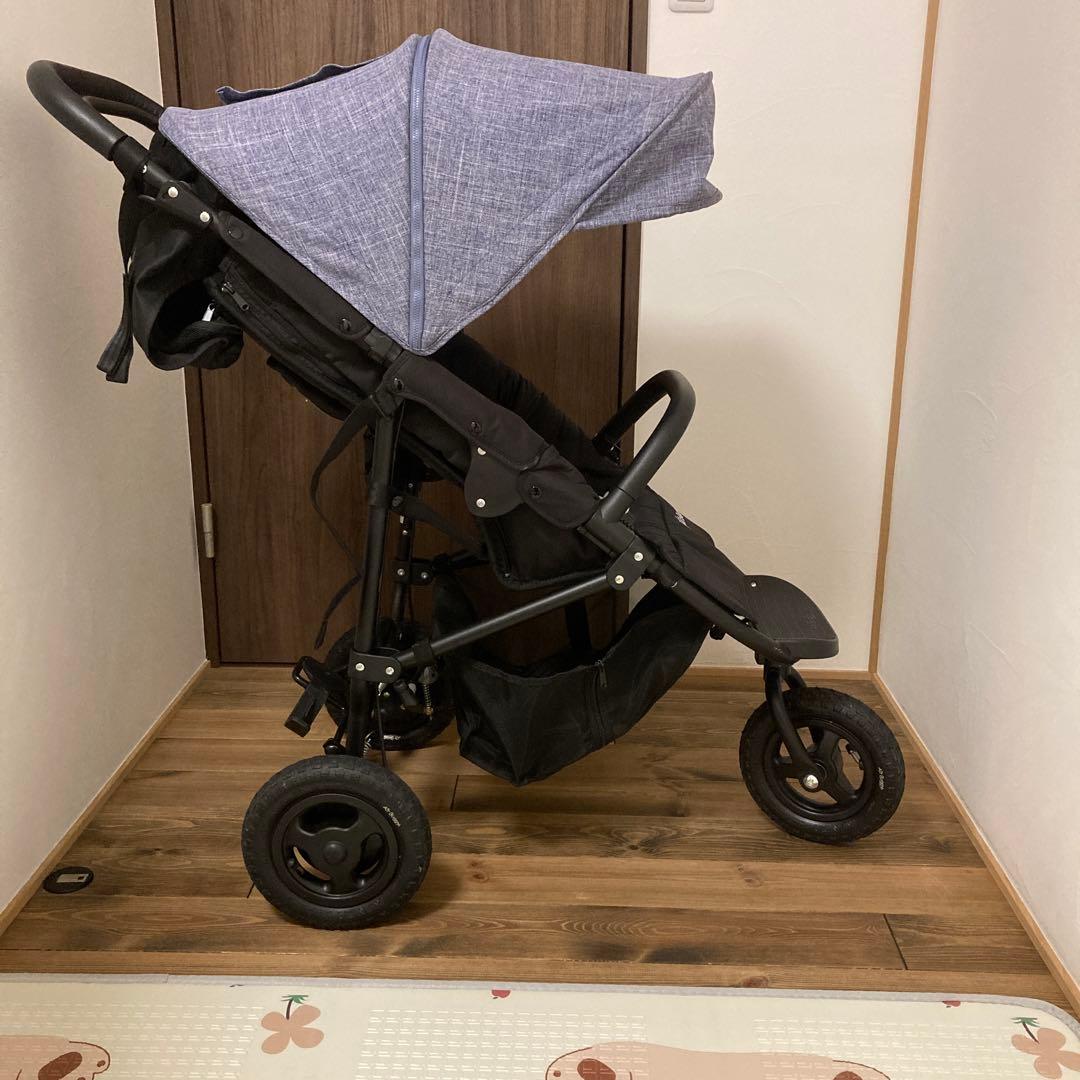 エアバギー ベビーカー ココプレミア メランジデニム