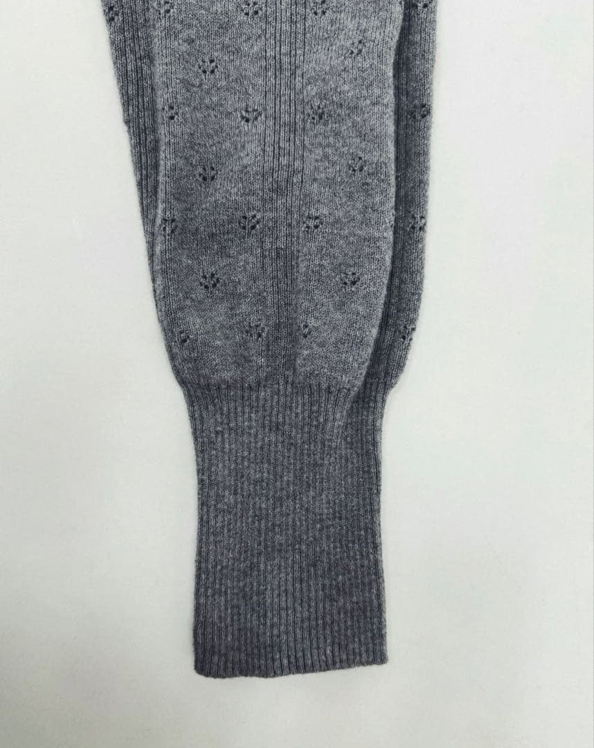 m/　edit.for lulu eyelet knit Glay