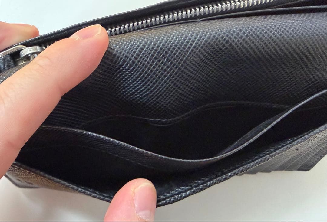 【PRADA】プラダ　長財布　ブラック