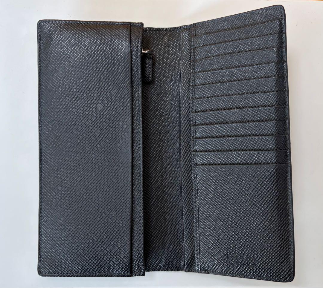 【PRADA】プラダ　長財布　ブラック