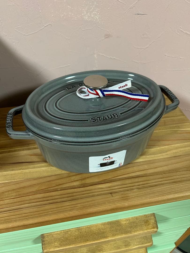 ストウブ　ピコココット　オーバル　23cm グレー