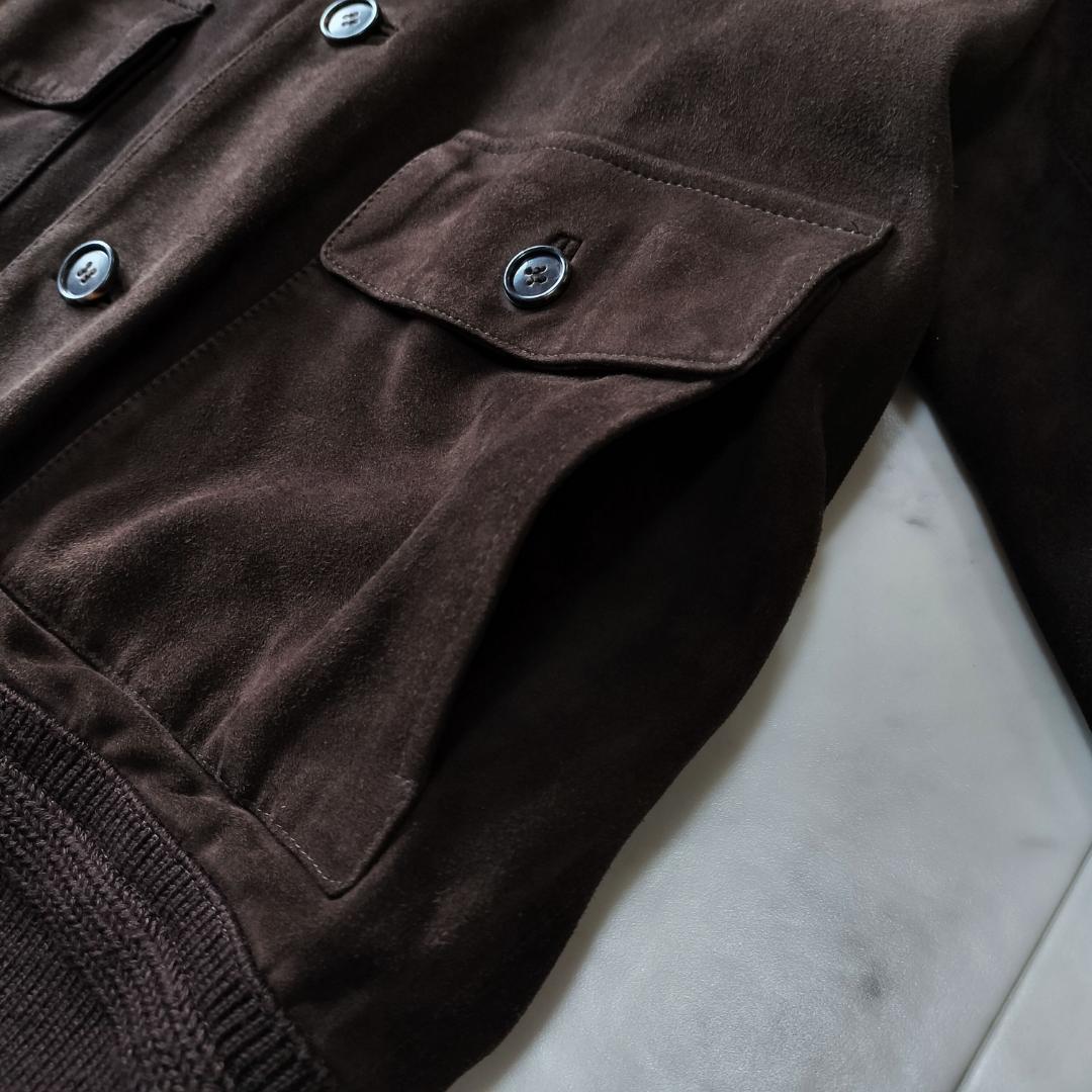 チンクアンタ A-1型 バルスターブルゾン 48 M ダークブラウン イタリア製