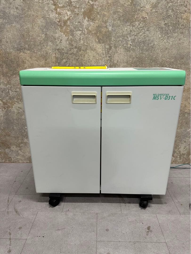 【良品】明光商会 ダストボックス大容量43L シュレッダー MSV-D31C