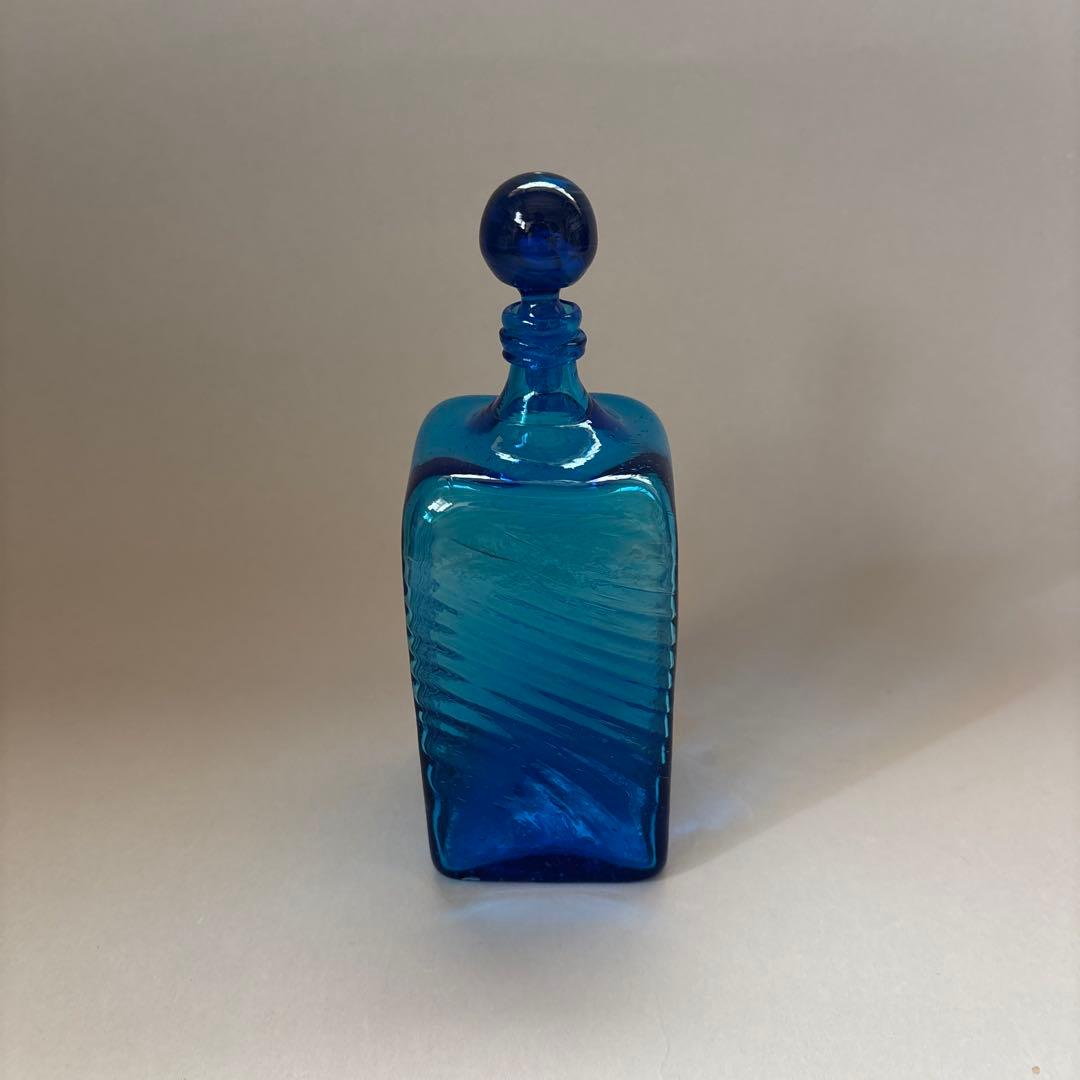 倉敷ガラス　小谷真三　デキャンタ　酒瓶　民藝