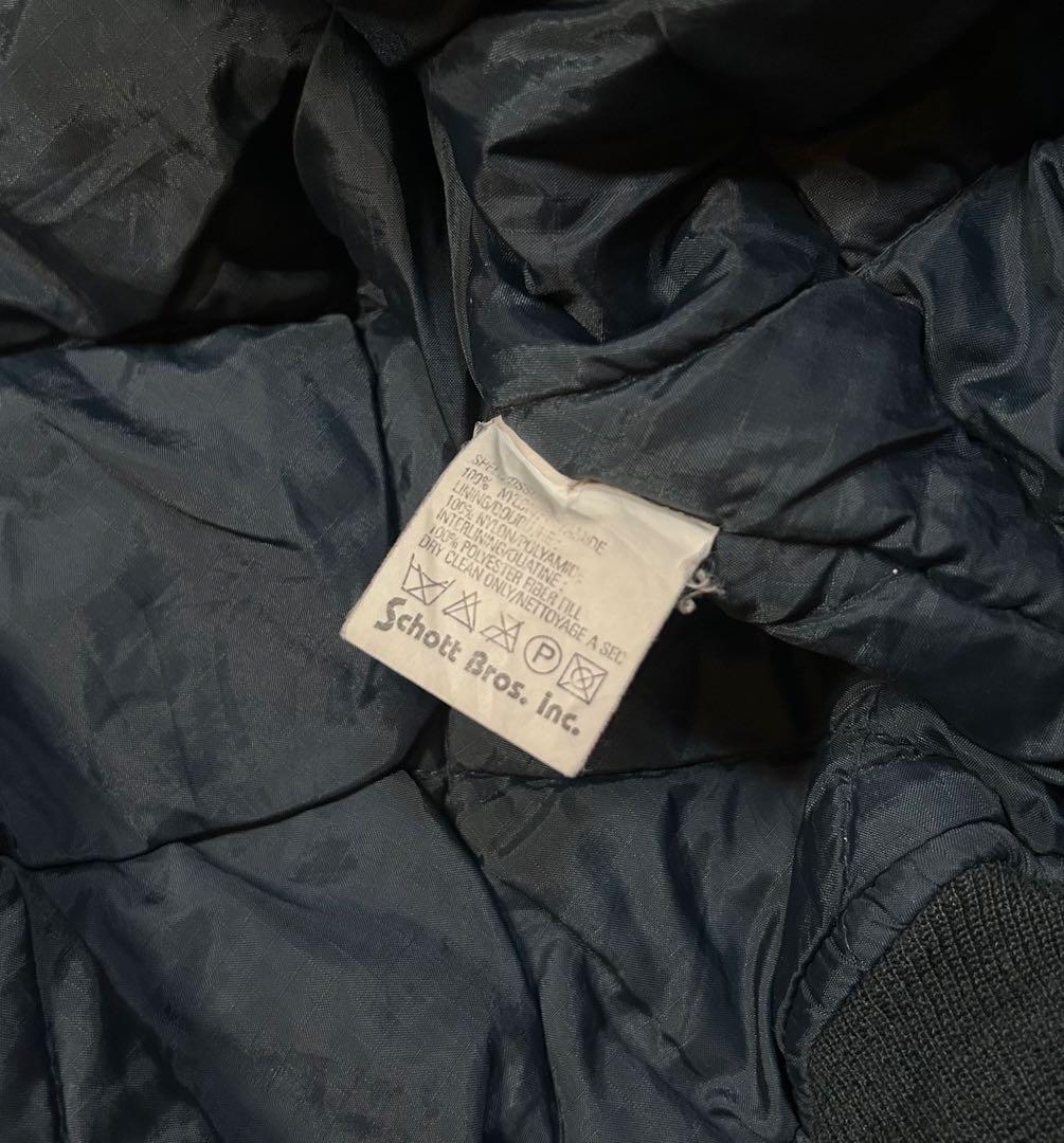 激レア田中シェン着Schott NYC flight jacket L Navy