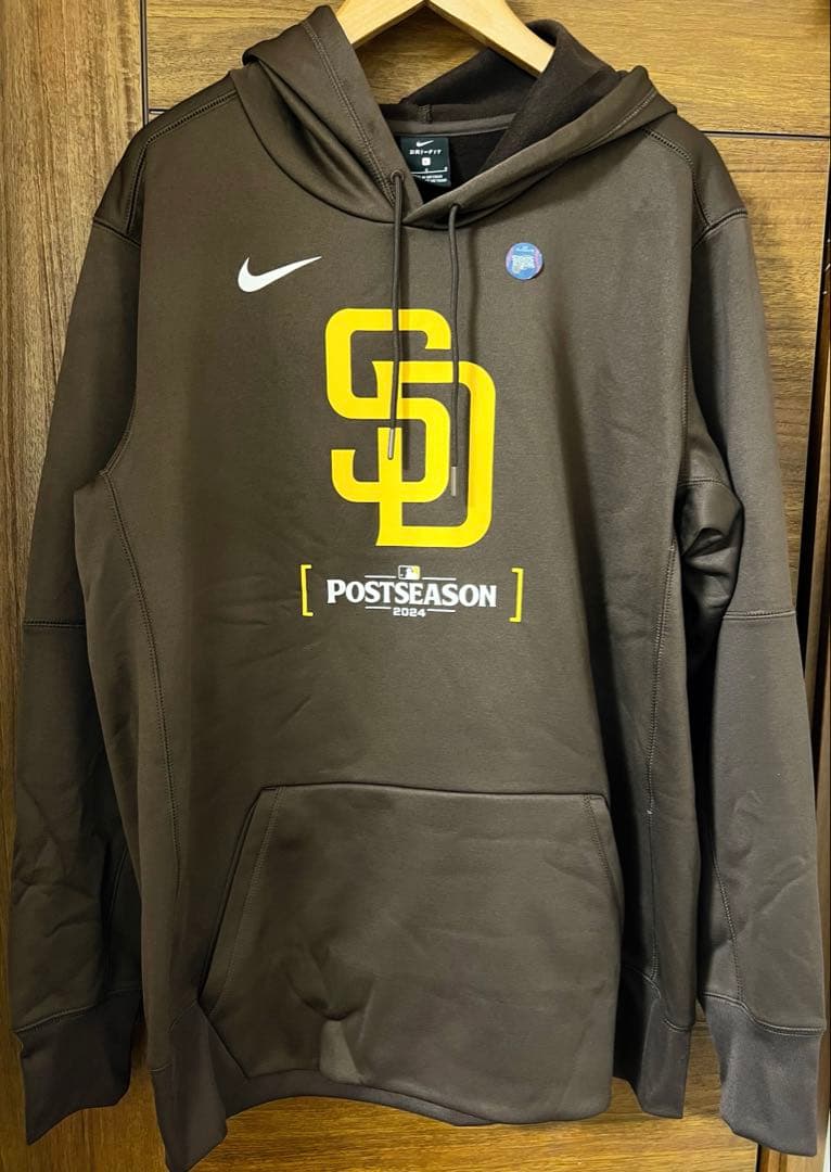 サンディエゴパドレス 2024ポストシーズン版パーカー サイズL 新品 選手着用