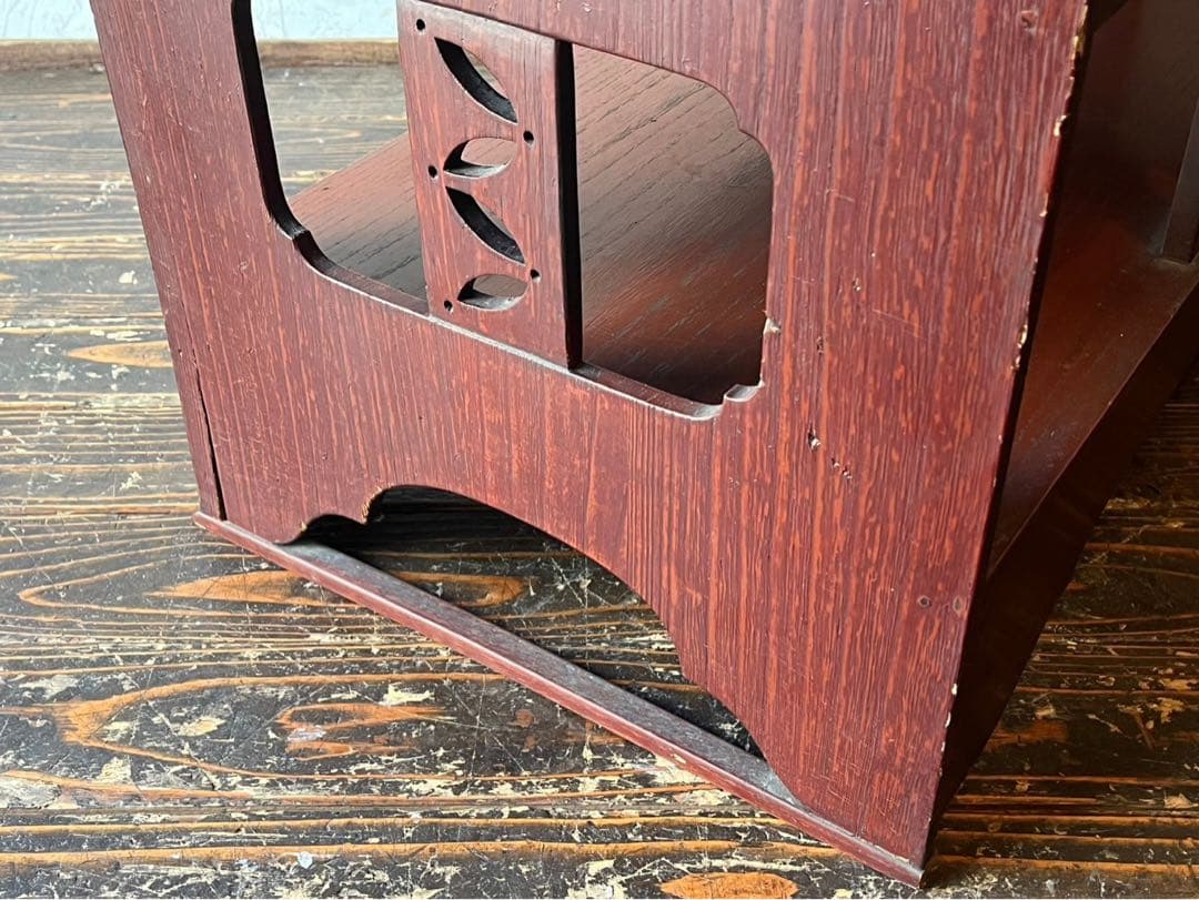 4段棚 棚 ラック 昭和レトロ インテリア アンティーク 飾り棚 ビンテージ