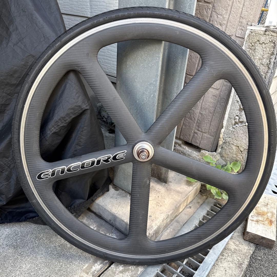 encoreバトンホイールフロント　ピストホイール