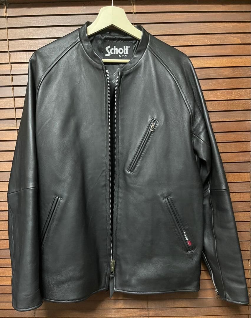 ★ 美品 Schott RIDERS JACKET ライダース 羊 ★
