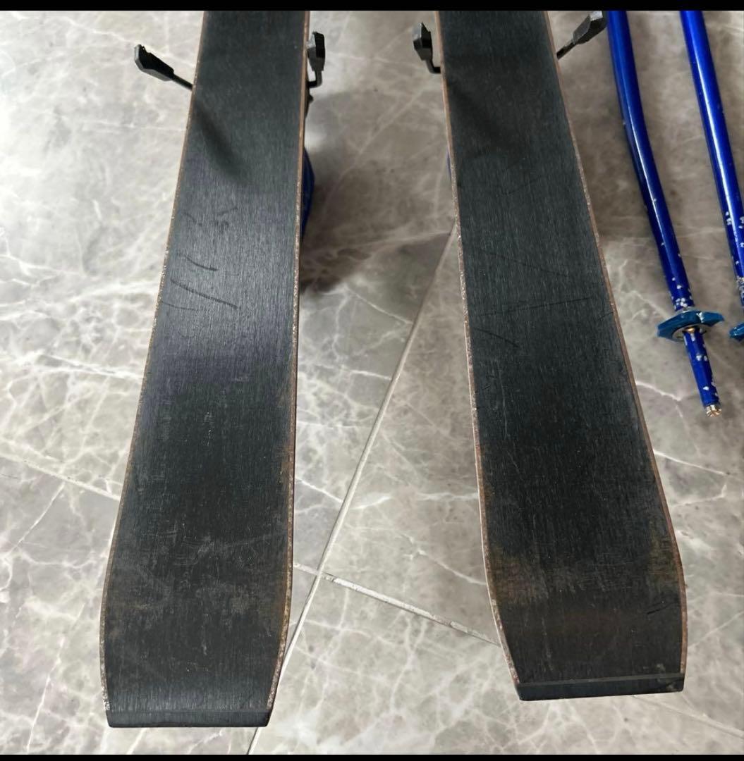 スキー板一式　ワックスつき