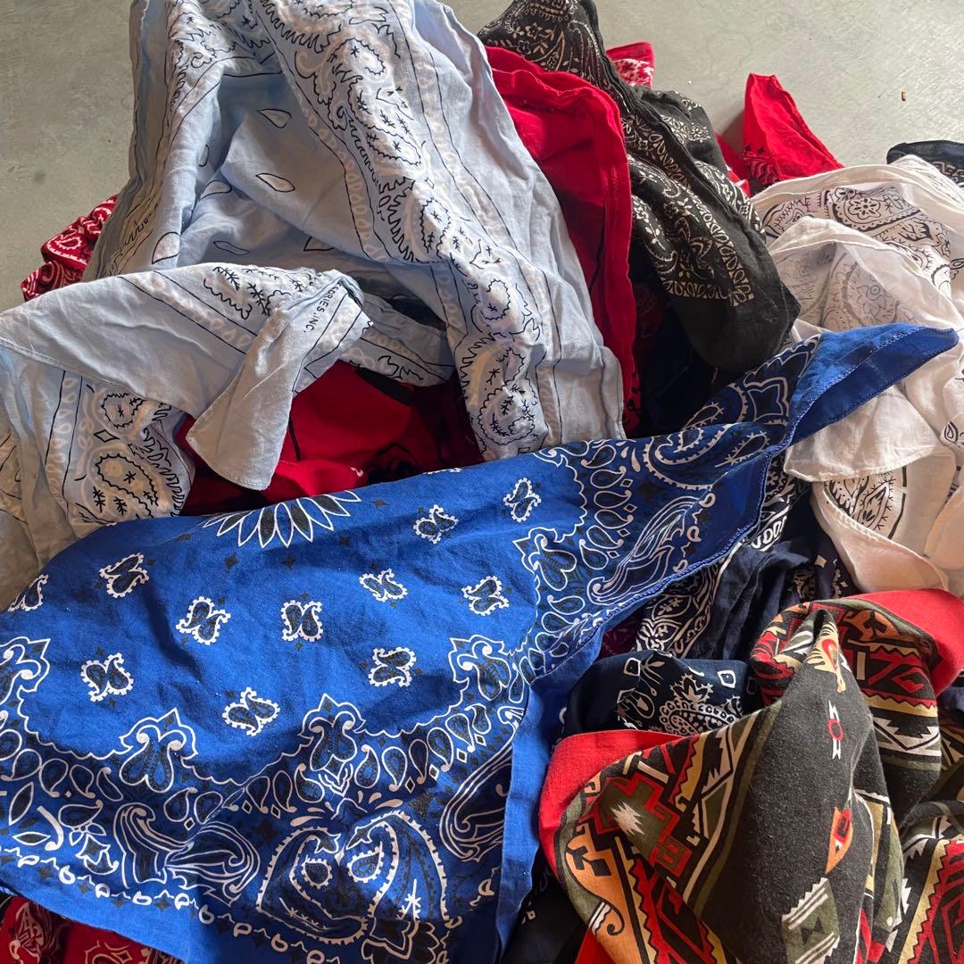 60s〜00s バンダナ　50枚　まとめ売り　ALL USA製ビンテージ