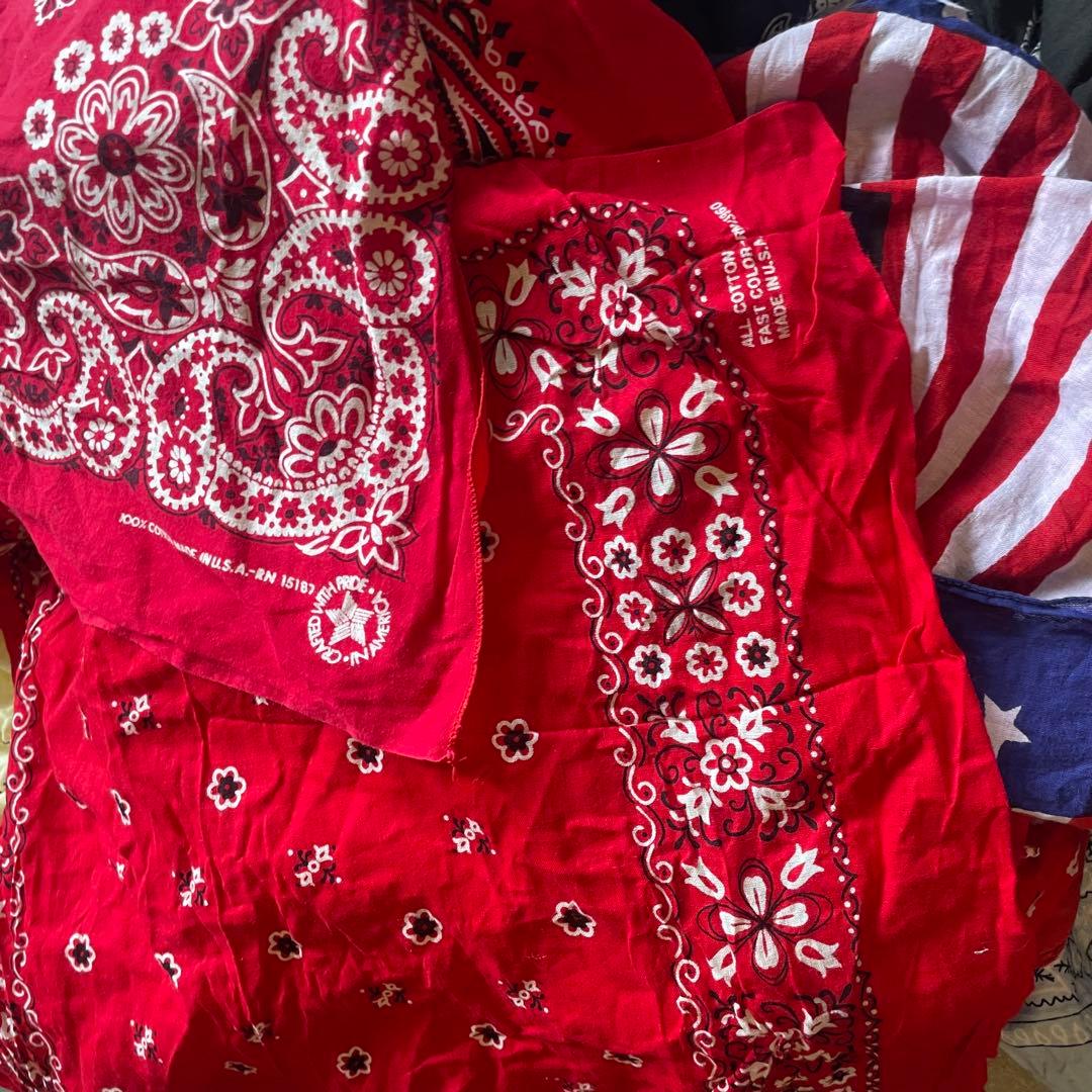 60s〜00s バンダナ　50枚　まとめ売り　ALL USA製ビンテージ