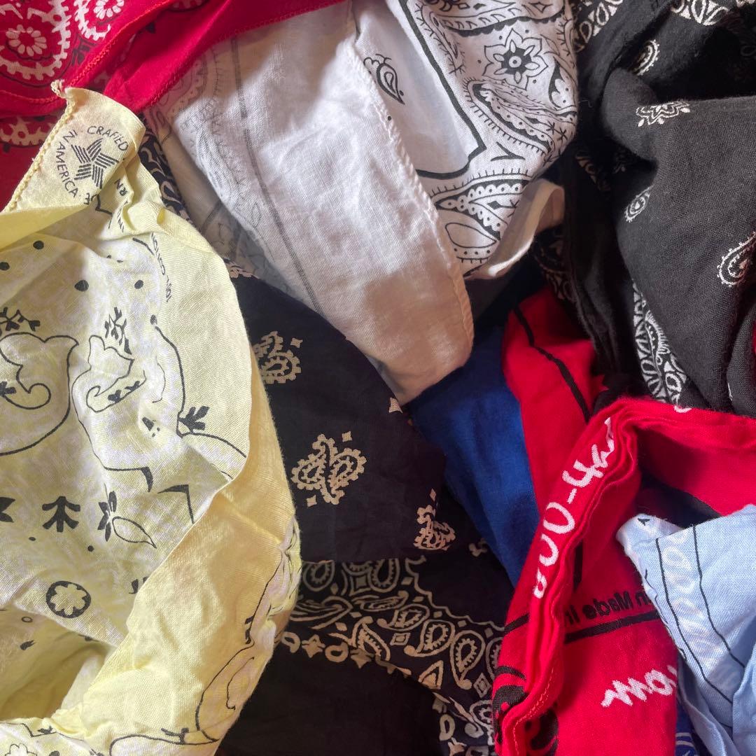 60s〜00s バンダナ　50枚　まとめ売り　ALL USA製ビンテージ