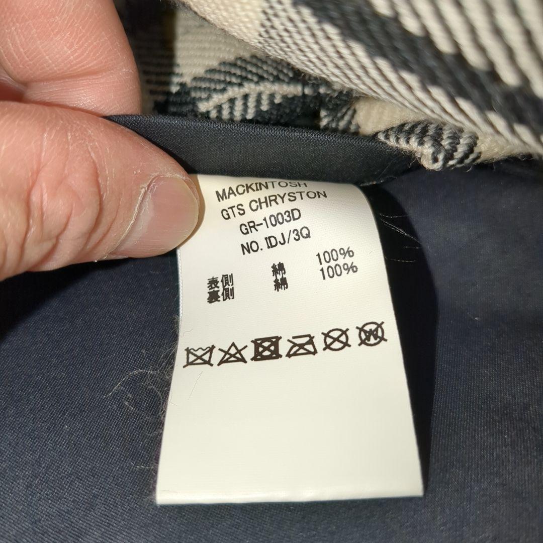 マッキントッシュ クリストン レインテック チェックライナー フーデットコート