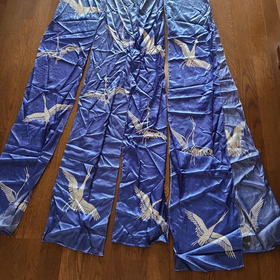 中古　鯉のぼり　5体と吹流し セット　友禅染　約5メートル