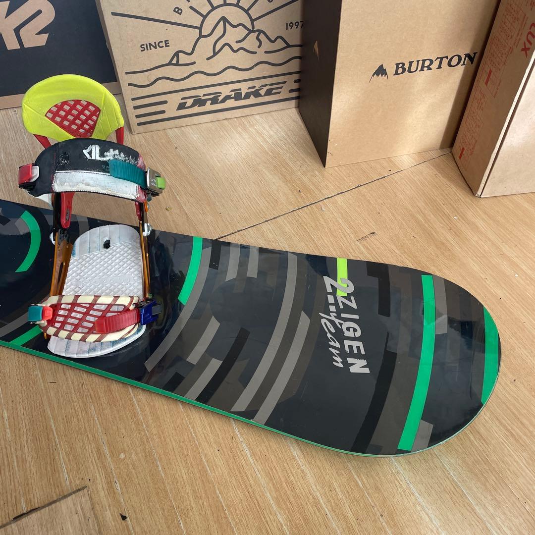 BURTON×RIDE　バートンスノーボードセット　ライド　バインディング付