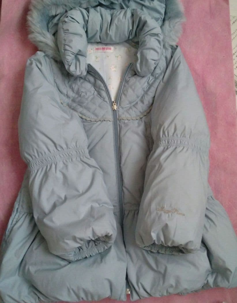 中古　メゾピアノ　ワンピース　コート　130 140