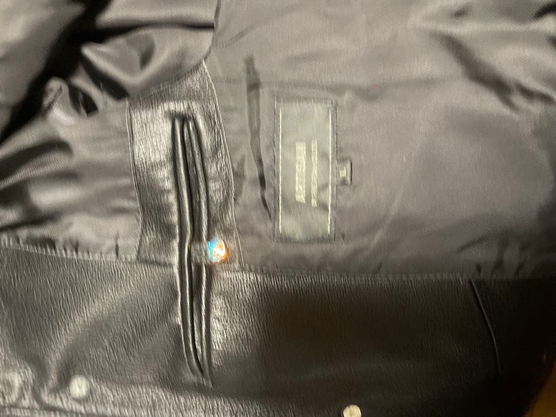 ARTISAN 黒レザージャケット スタンドカラー size L