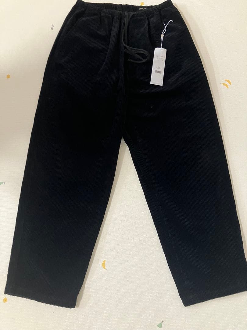 【新品】comoli コーデュロイ ドローストリングパンツ　サイズ2