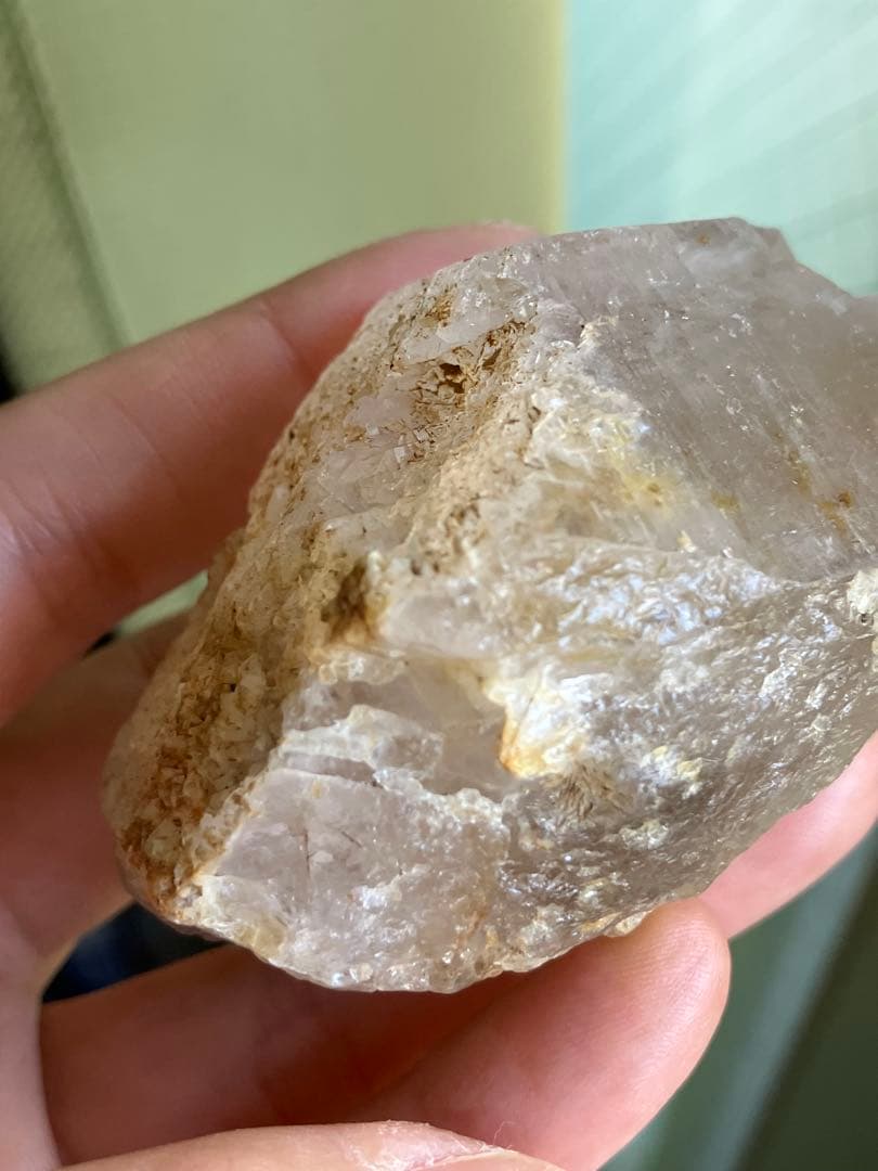 152g特大サイズ❗️大きくはっきり移動域広✨ヒマラヤエレスチャル水入り水晶原石