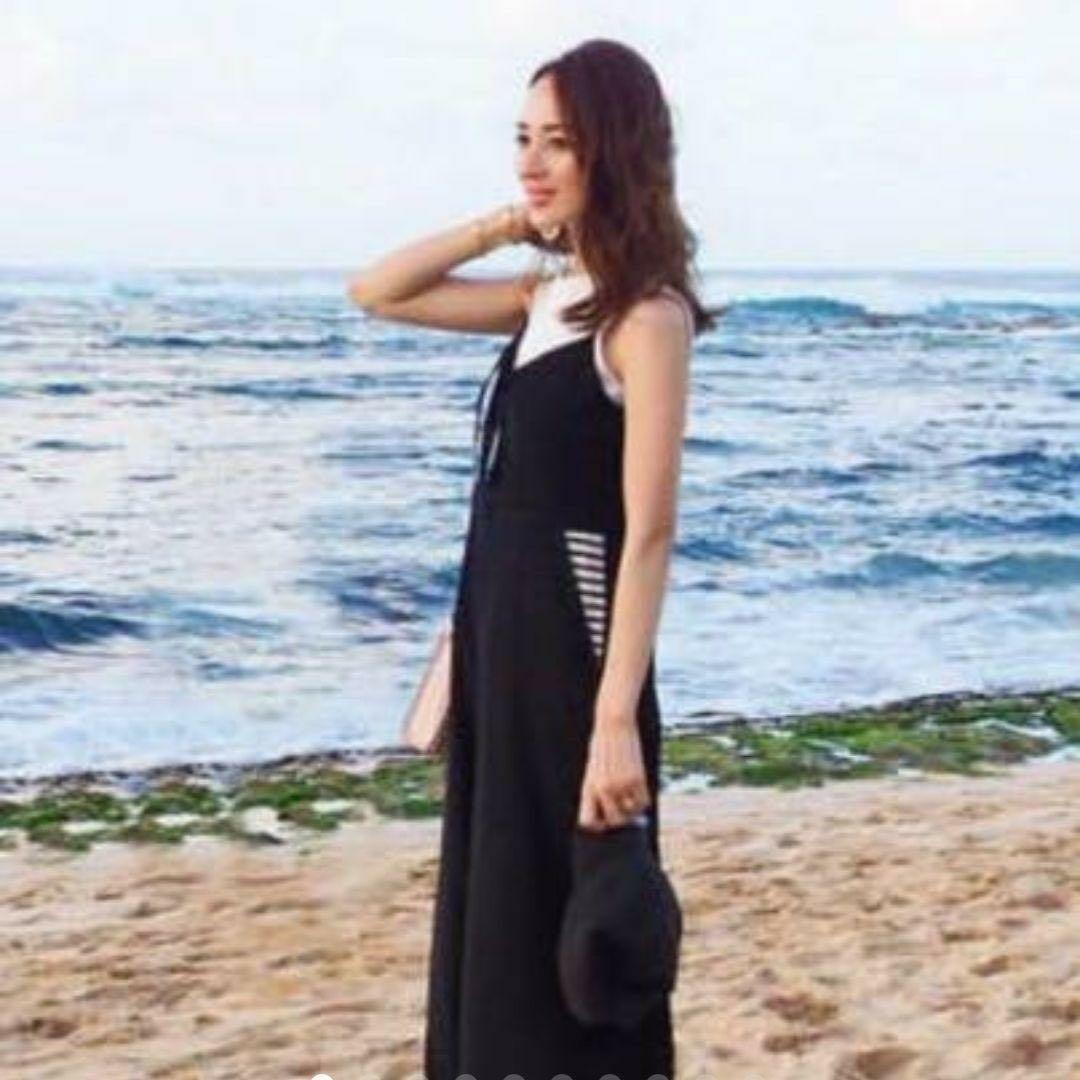 ボーダーズアットバルコニー オールインワン　サロペット　キャミワンピース風