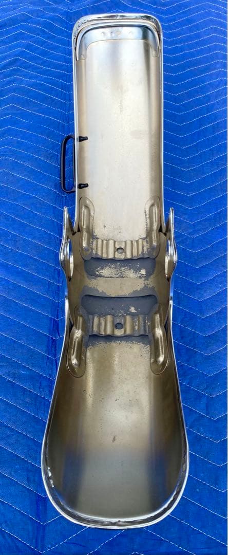 錆ほぼなし　SR400 SR500 ヤマハ純正　フロントフェンダー　ゴム類付き