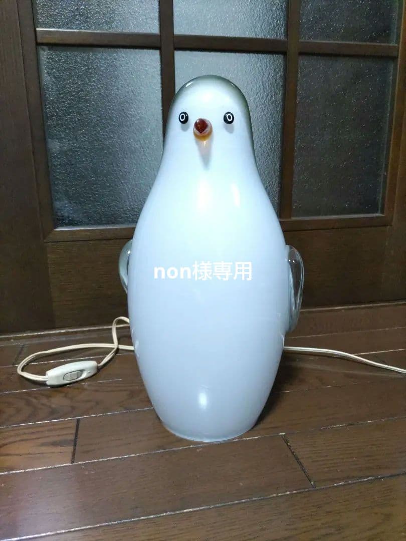 ペンギン型インテリアライト