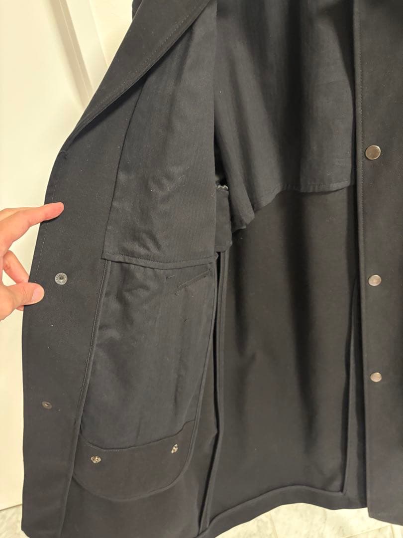 24AW レザーカラーコート ZARA LIMITED EDITION 襟レザー