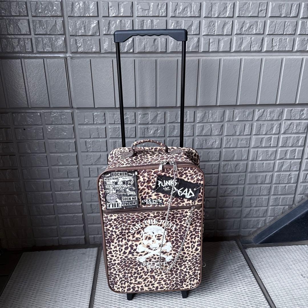 激レア SEX POT ReVeNGe キャリーケース レオパード y2k 原宿