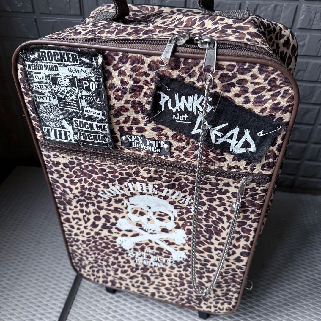 激レア SEX POT ReVeNGe キャリーケース レオパード y2k 原宿