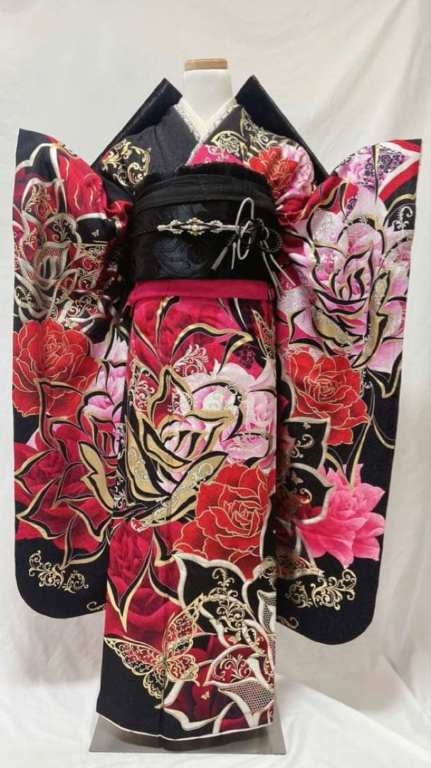 美品　振袖 成人式　振袖8点セット　振袖フルセット