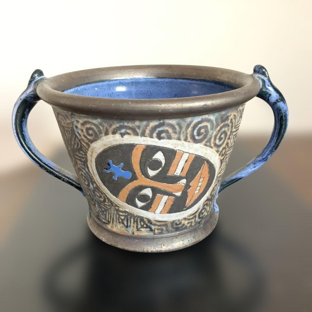 ワインクーラ又鉢カバー土器