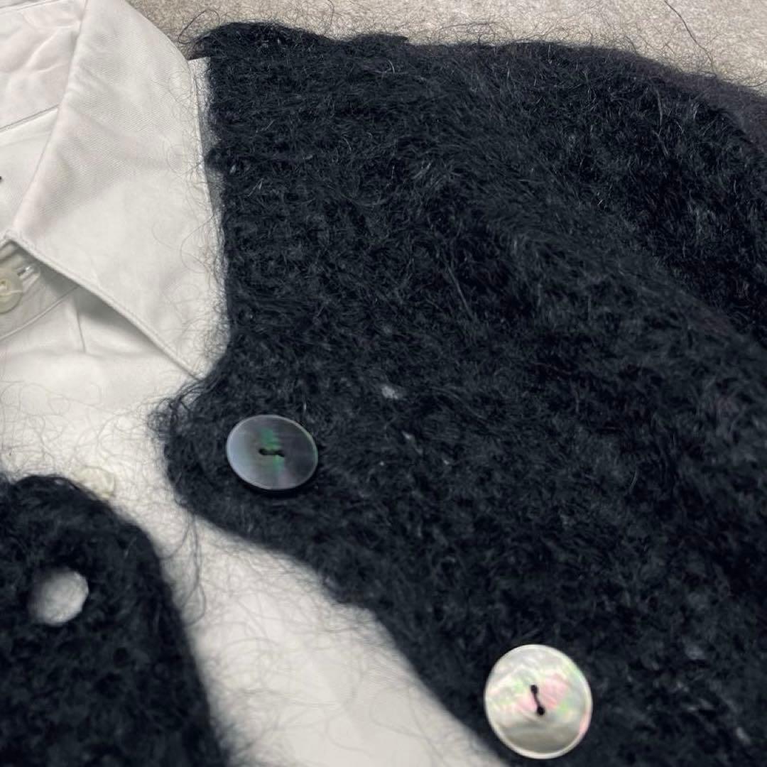 80s モヘアカーディガン made in Italy vintage