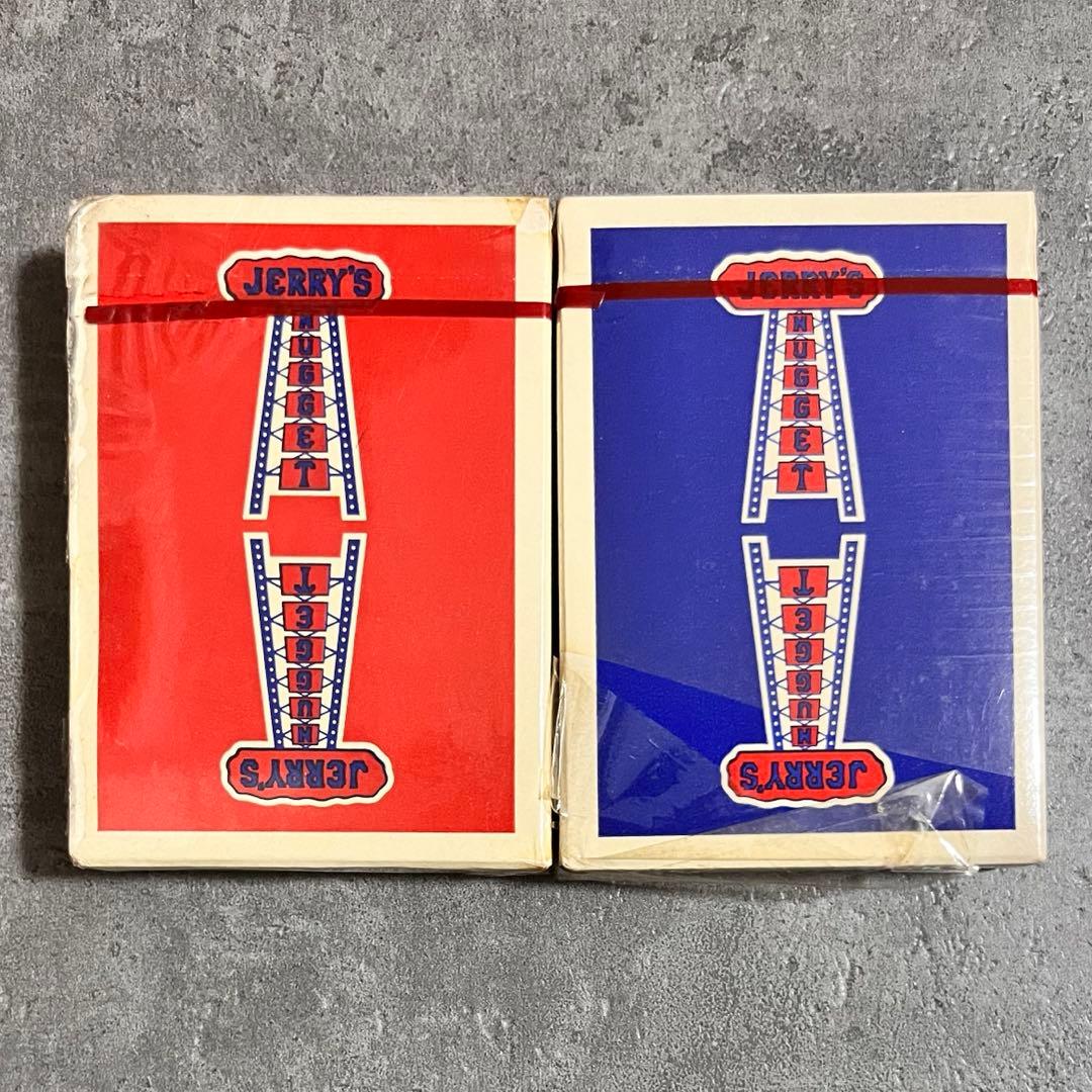 Jerry's nugget 赤青　本物 ジェリーズナゲット トランプ