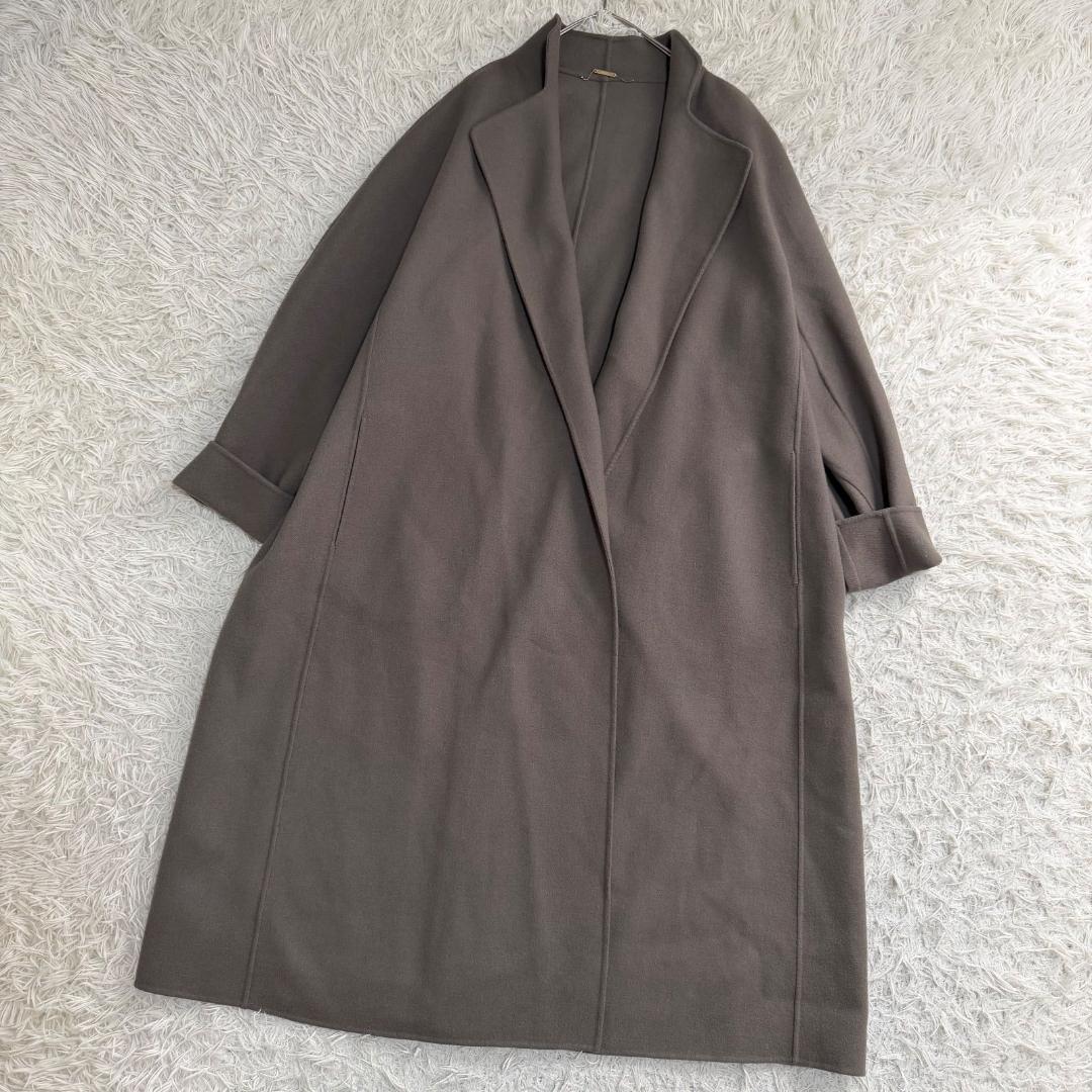 16390✨Chaos カオス ダブルフェイス リバーコート ガウンロングコート