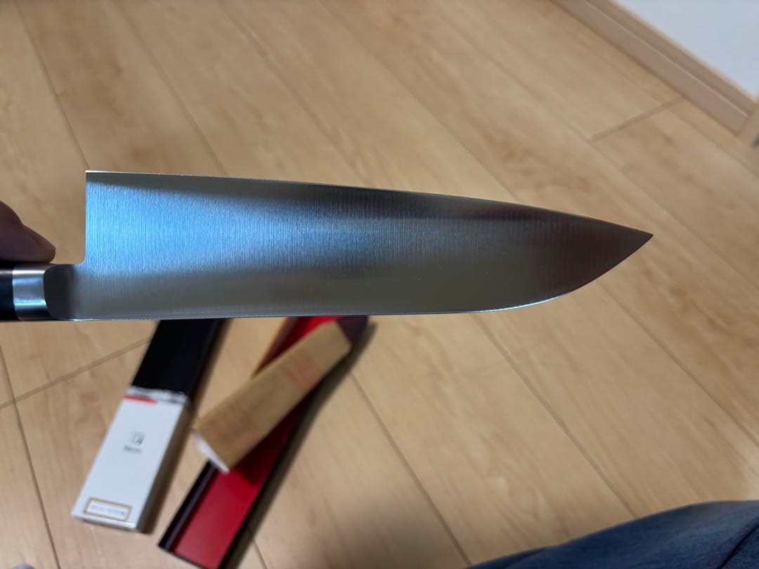 ミソノモリブデン鋼三徳包丁180mm