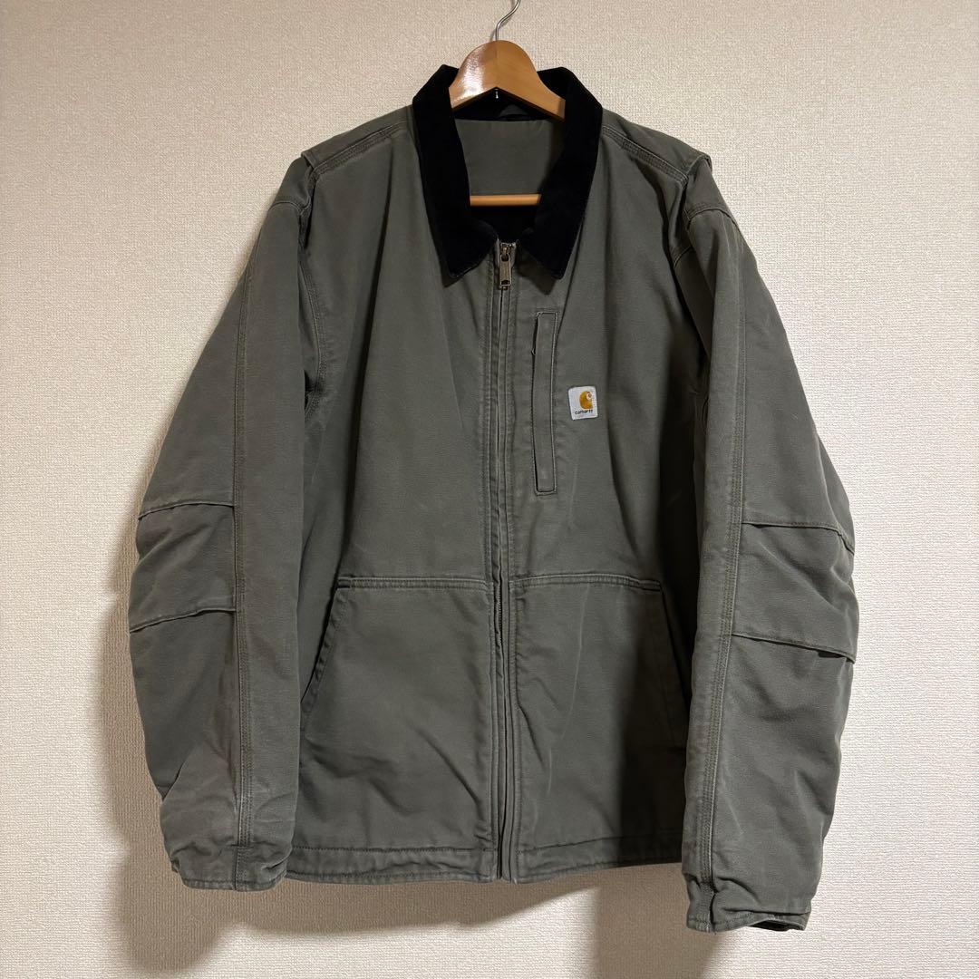 Carharttフルスイングアームストロングジャケット カーキ