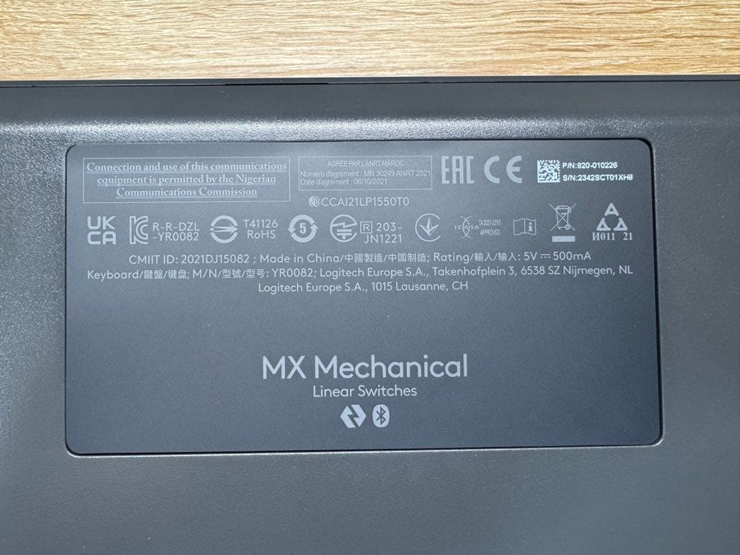 Logicool MX MECHANICAL 赤軸
