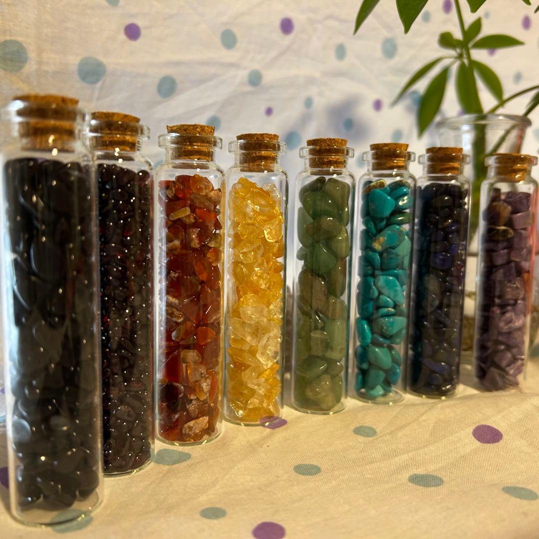 チャクラカラー さざれ石 ボトル8本セット