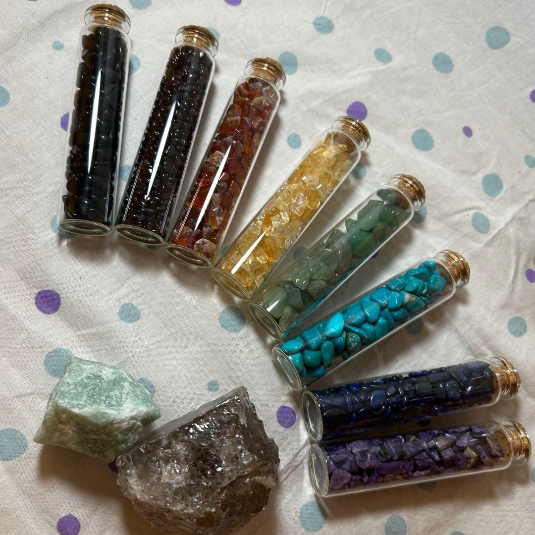 チャクラカラー さざれ石 ボトル8本セット