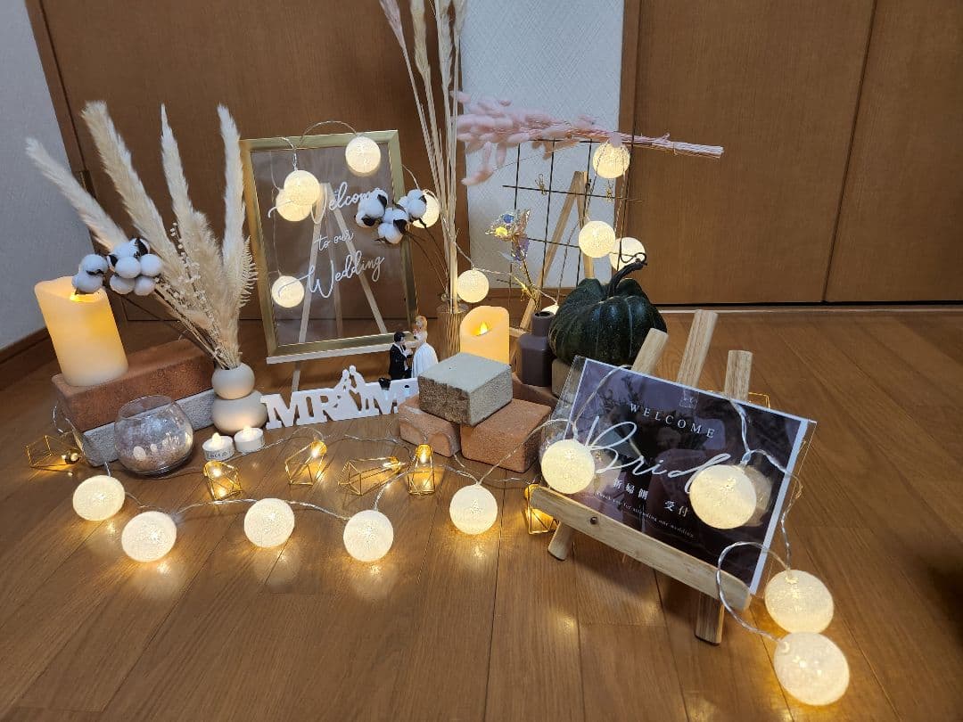 結婚式ウェルカムスペースグッズ一式