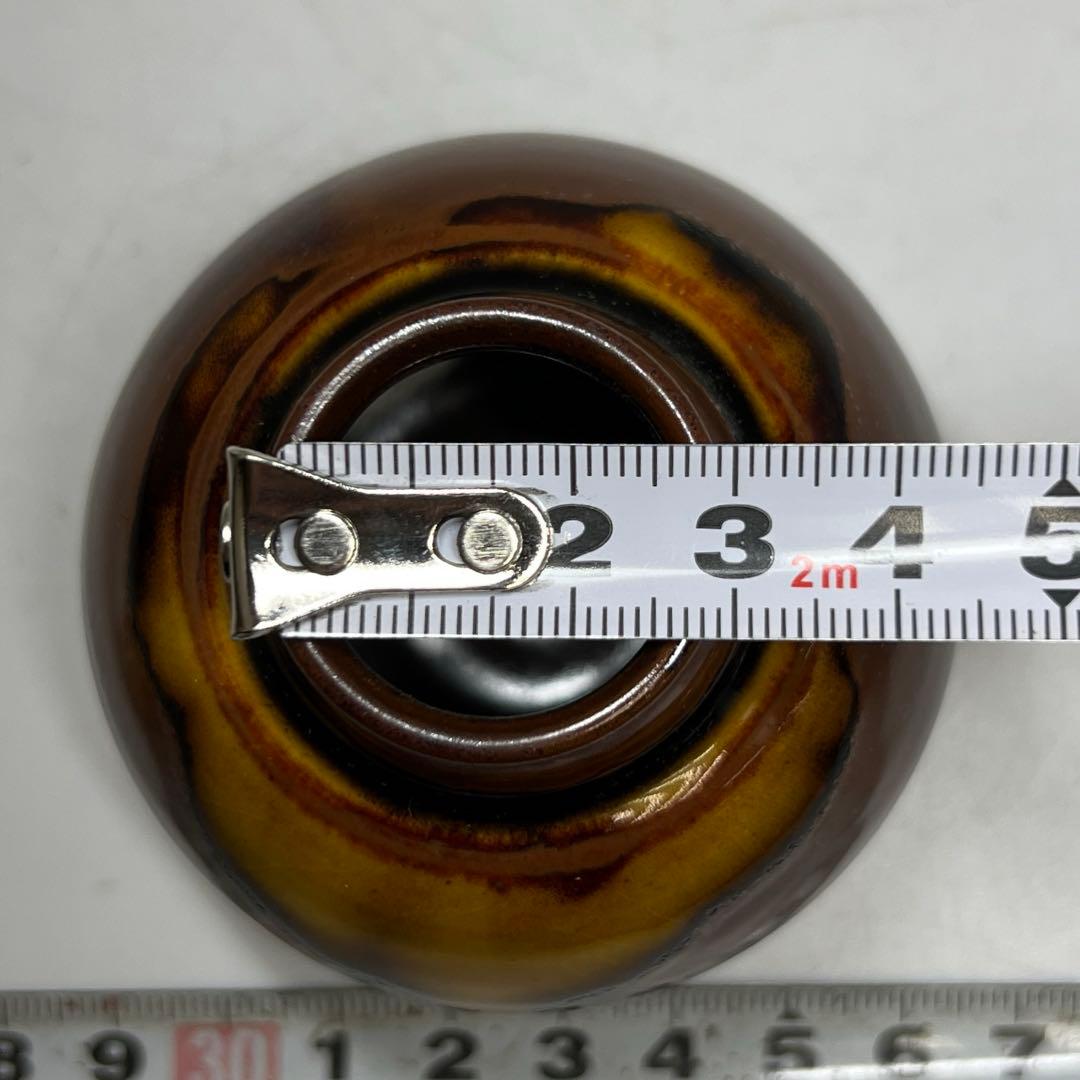 橋本喜楽 中興名物 相坂丸壺茶入 共箱 東キ8-0212☆2F タサチ