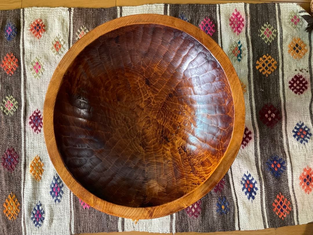 檜枝岐村産 天然木 檜(ヒノキ)くり抜きそば打ち