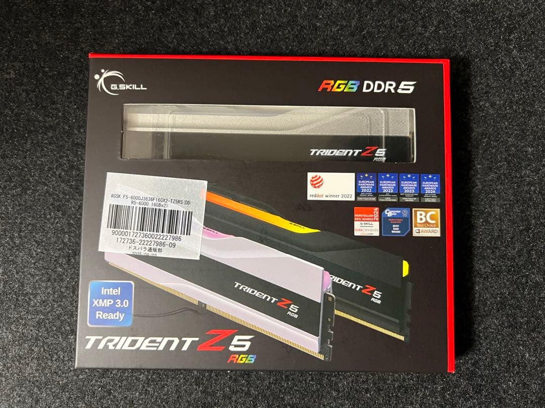 メモリー GSK F5-6000J3636F16GX2-TZ5RS DDR5-6000