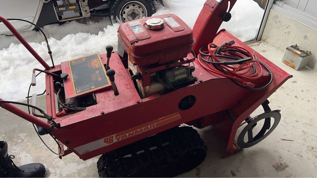ヤンマー YSR6 除雪機 GE70 クランキングOK レストアベース 富山